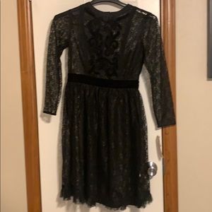 Nanette Lenore Very Black lace dress
